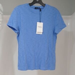 Theory Sky Blue Crew Neck Tee
